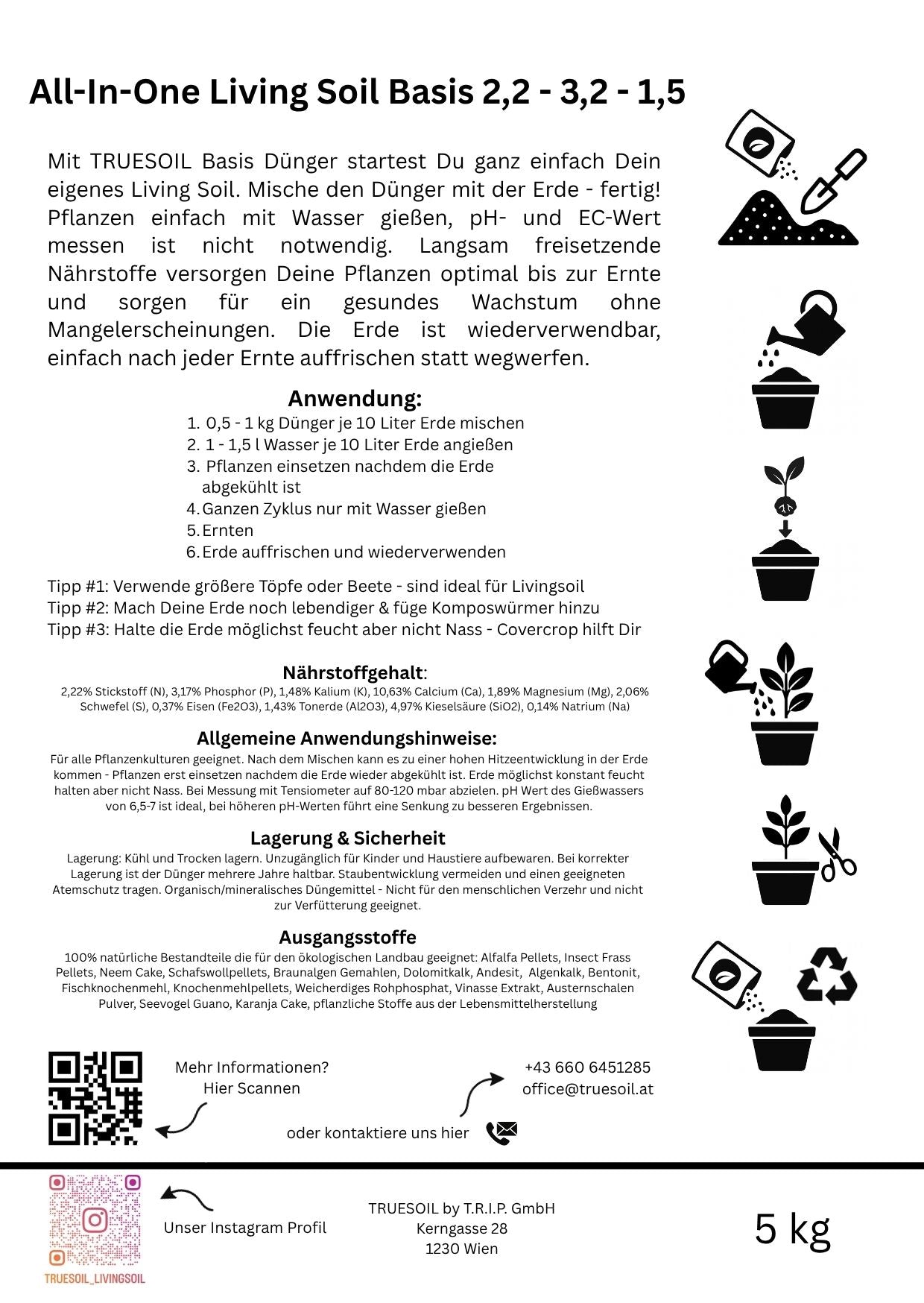 ALL-IN-ONE Living Soil Basis Dünger
