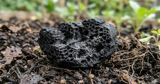 Pflanzenkohle - der ideale Wohnraum für Mikroorganismen